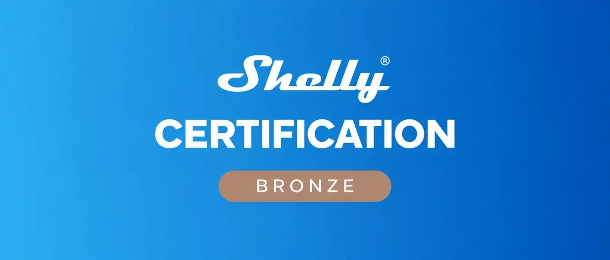 Banneri, jossa lukee Shelly Certification Bronze