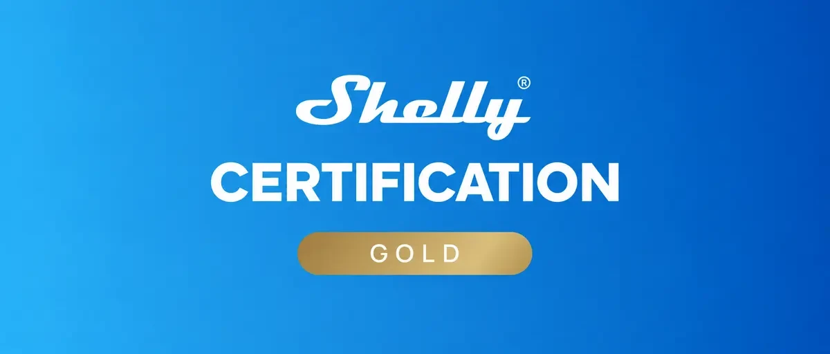 Banneri, jossa lukee Shelly Certification Gold